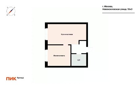 Сдается 1-комн. квартира, 33 м²