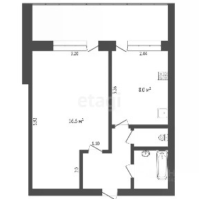 Продается 1-комн. квартира, 33,9 м²