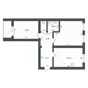 Продается 2-комн. квартира, 81 м²