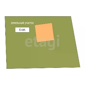 Продается 1-этажный дом, 28,6 м²