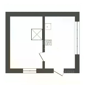 Продается 1-этажный дом, 25 м²