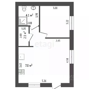 Продается 1-комн. квартира, 40,3 м²