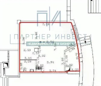 Сдается торговая площадь, 55,1 м²
