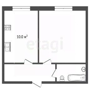 Продается 1-комн. квартира, 33,3 м²