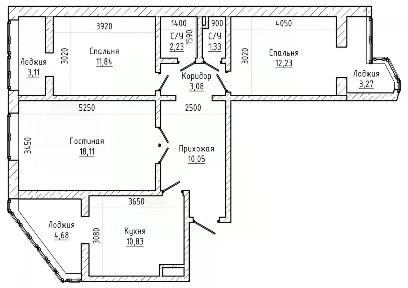 Продается 3-комн. квартира, 74,4 м²