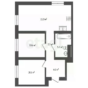 Продается 2-комн. квартира, 57,5 м²