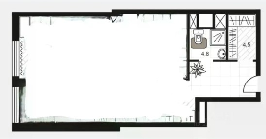Сдается помещение свободного назначения, 60 м²