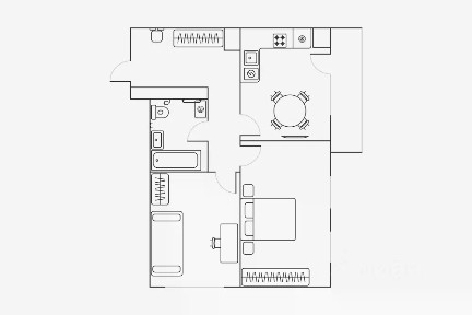 Сдается 2-комн. квартира, 52 м²