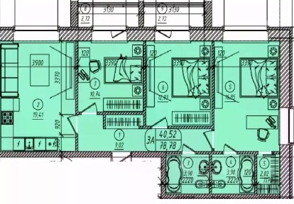 Продается 4-комн. квартира, 83 м²
