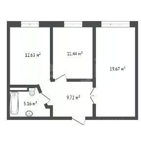 Продается 3-комн. квартира, 60,2 м²
