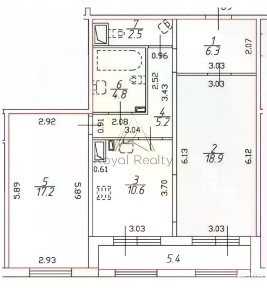 Сдается 2-комн. квартира, 66 м²