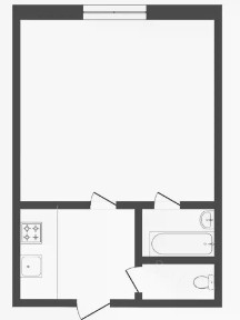 Сдается студия, 19 м²