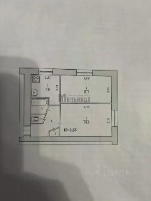 Продается 2-комн. квартира, 39,2 м²