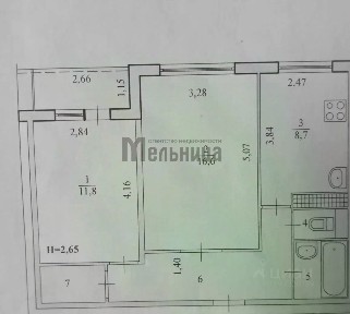 Продается 2-комн. квартира, 51 м²