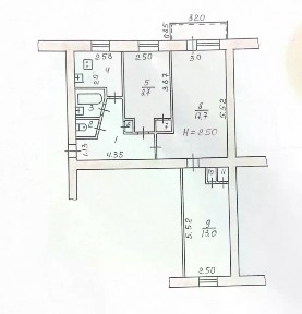 Продается 3-комн. квартира, 58 м²