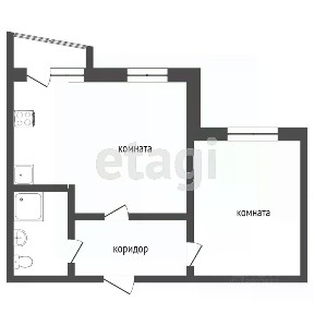 Сдается 1-комн. квартира, 62 м²
