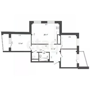 Продается 3-комн. квартира, 98,8 м²