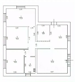 Продается 1-этажный дом, 120 м²