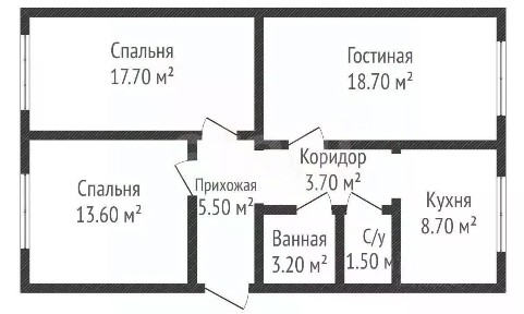 Продается 3-комн. квартира, 73,1 м²