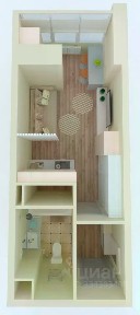 Продается студия, 21,2 м²