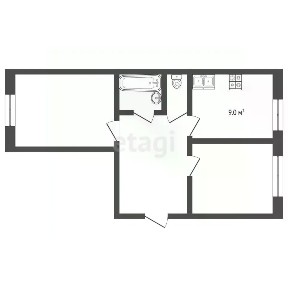 Продается 2-комн. квартира, 53 м²