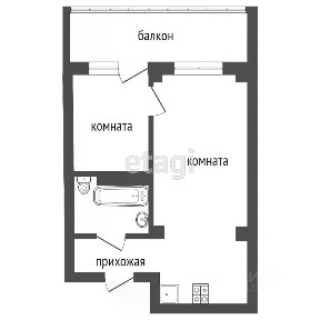 Продается 2-комн. квартира, 31,1 м²