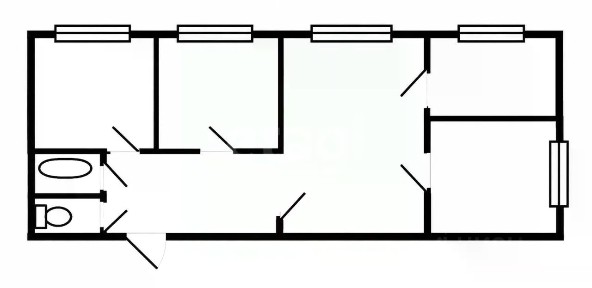 Продается 4-комн. квартира, 60,3 м²