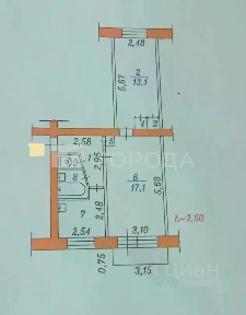 Продается 2-комн. квартира, 44 м²