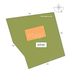 Продается 1-этажный дом, 90 м²