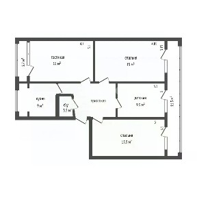 Продается 4-комн. квартира, 73 м²