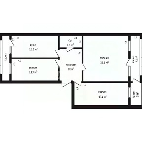 Продается 3-комн. квартира, 95,6 м²