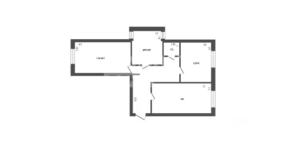 Продается 3-комн. квартира, 105,7 м²