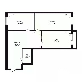 Продается 2-комн. квартира, 97,8 м²