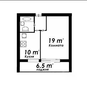 Сдается 1-комн. квартира, 39 м²