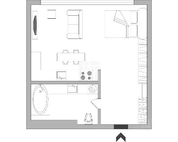 Сдаются 1-комн. апартаменты, 51,4 м²