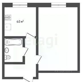 Продается 1-комн. квартира, 33 м²