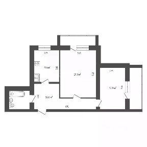 Продается 2-комн. квартира, 58 м²