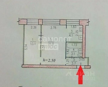 Продается 2-комн. квартира, 45 м²