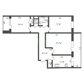 Продается 3-комн. квартира, 64,5 м²