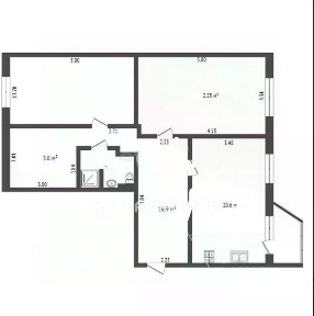Продается 3-комн. квартира, 87 м²