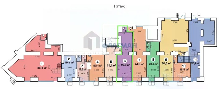 Продается помещение свободного назначения, 36,8 м²