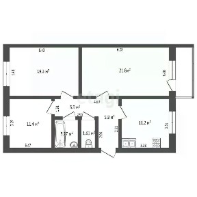 Продается 3-комн. квартира, 78 м²