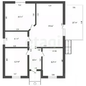 Продается 1-этажный дом, 105 м²