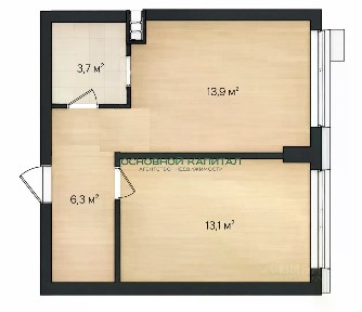 Продается 1-комн. квартира, 37 м²
