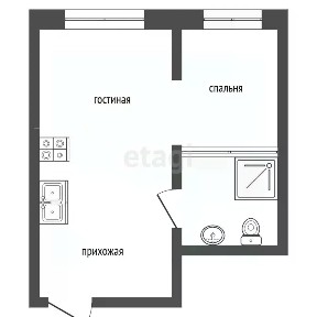 Продаются 1-комн. апартаменты, 46 м²