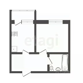 Продается 1-комн. квартира, 39,1 м²