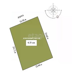 Продается участок, 5 сот.