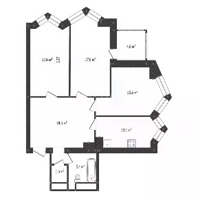 Продается 3-комн. квартира, 85 м²