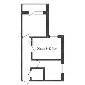 Продается 2-комн. квартира, 52,5 м²