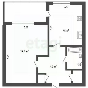 Продается 1-комн. квартира, 30,5 м²
